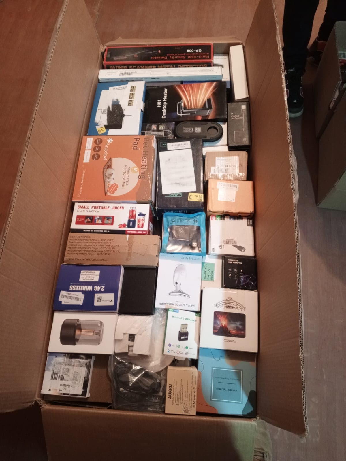 Artículo de referencia 1 — ejemplo de producto en caja sorpresa de devoluciones de Amazon en Bolivia