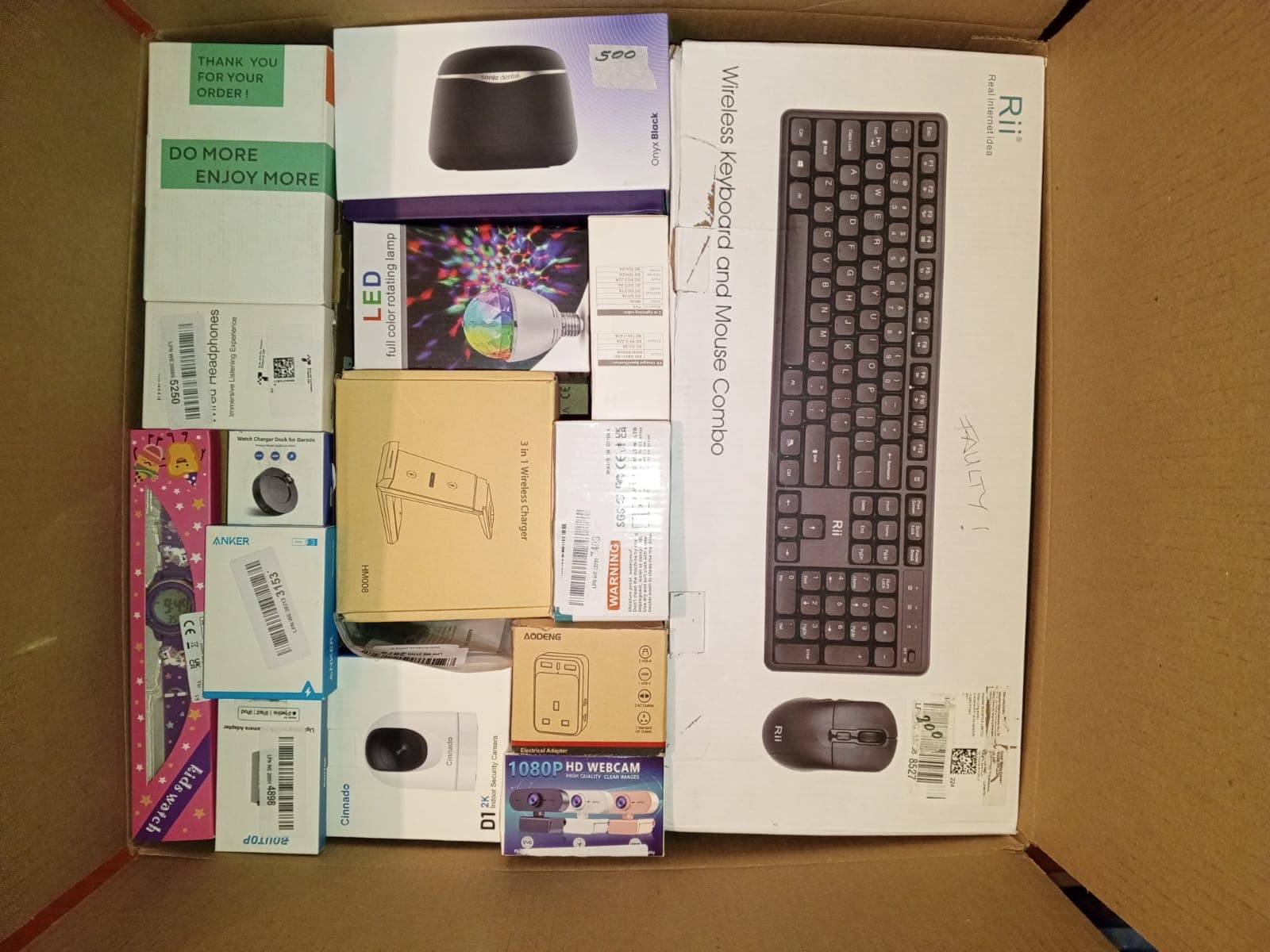Artículo de referencia 2 — ejemplo de producto en caja sorpresa de devoluciones de Amazon en Bolivia